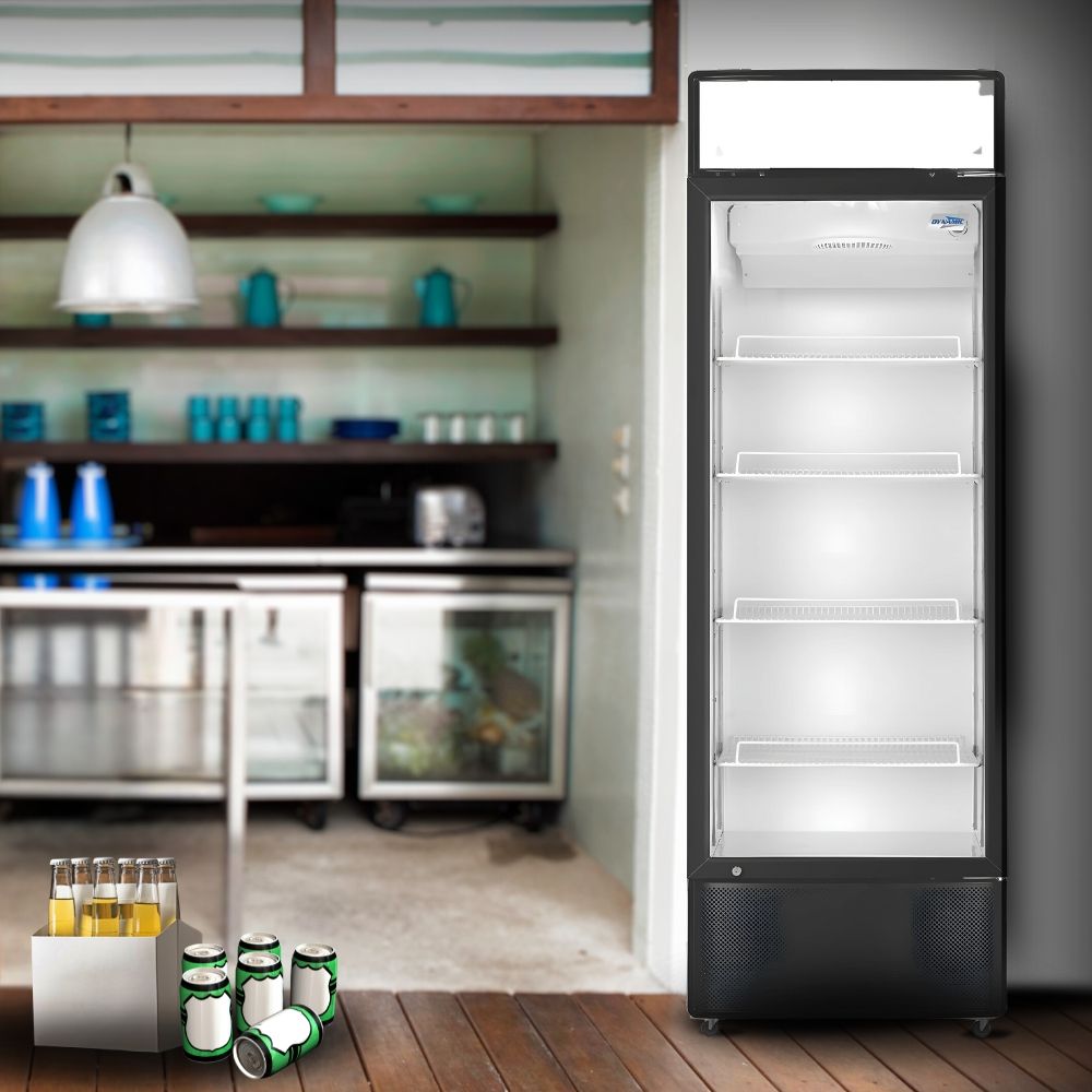 Βιτρίνα αναψυκτικών ψυχόμενη 450Lt με 4 ράφια Dynamic EC-450W - Image 6