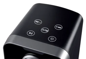 Alternative view of POWERTECH ηχεία PT-1575 με RGB φωτισμό, 2x 5W, Bluetooth & USB/USB-C, μαύρα